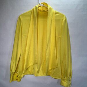 VINTAGE 50's Yellow Blouse